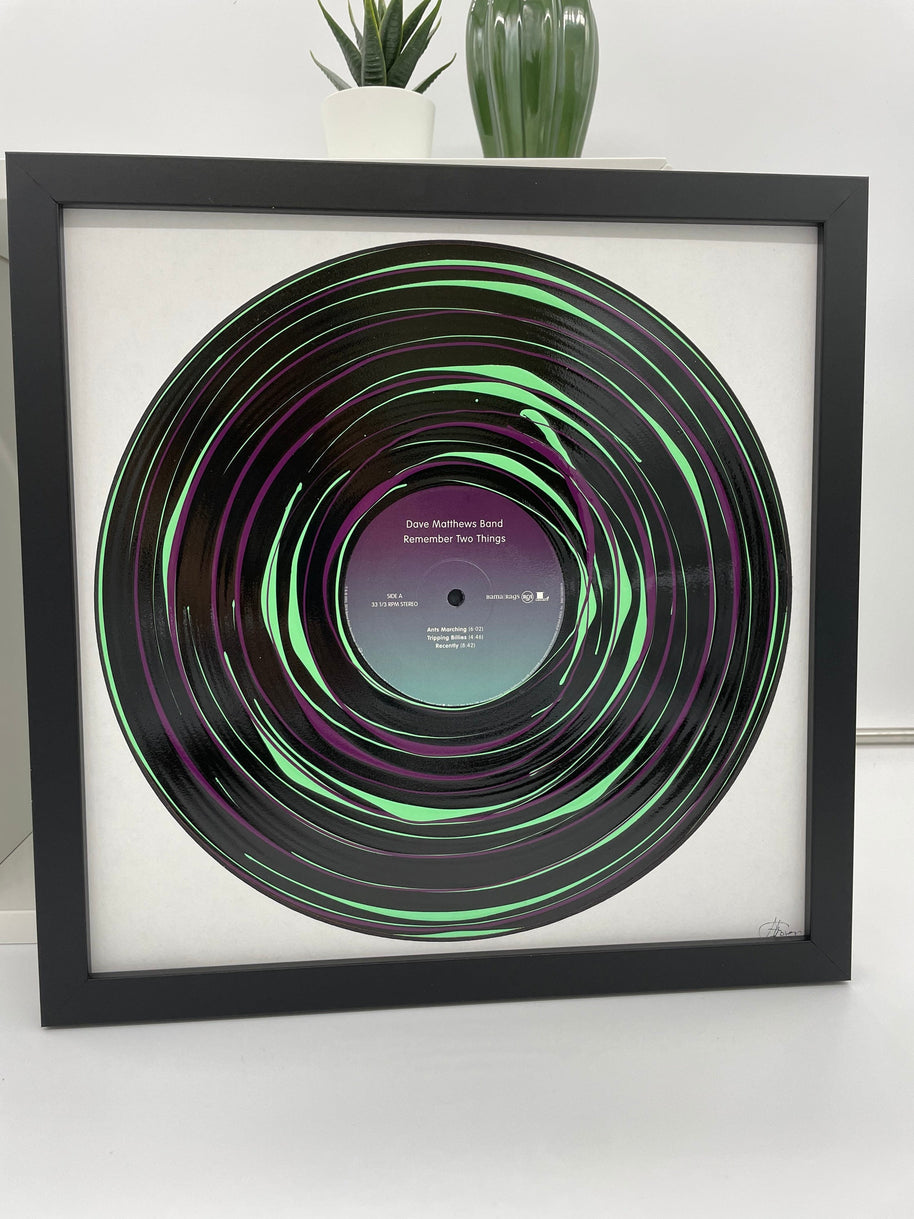Recently Hand-painted DAve Matthews Remember Two Things record