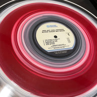 Hand-painted Red Hot Chili Peppers vinyl